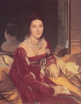  classical Canvas - Madame de Senonnes Neoclassical Jean Auguste Dominique Ingres
